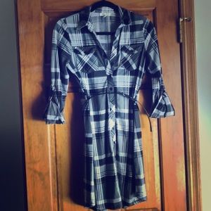 Buffalo plaid dress